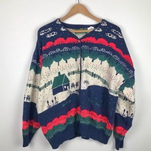 SOLD northern reflections landscape cardigan